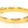 Polished Hinged Bangle Bracelet In 18K Gold Over Bronze