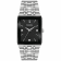 Bulova Men's Classic Black Dial Stainless Steel Watch