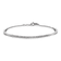 Rhodium Over 14K White Gold Lab Grown Diamond Bangle Bracelet 0.50ctw