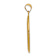 14k Yellow Gold Satin Saint Christopher Medal Pendant