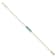 14K Yellow Gold White Mother of Pearl and Teal Color Bar 7-inch Bracelet