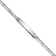 Rhodium Over 14k White Gold Mariner Link ID Bracelet