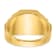 14K Yellow Gold 13x9mm Men's Signet Ring