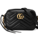 Gucci Mini GG Marmont Matelasse Chevron Black Leather Handbag