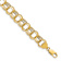 14k Yellow Gold Diamond-Cut 11mm Triple Link Charm Bracelet