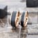 STEPHEN Rose Gold Plated Black Titanium Flat Brushed Wedding Ring With
Beveled Polished Edges 8mm