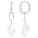 Freshwater Pearl Drop Earrings 11mm In Sterling Silver
