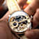 Thomas Earnshaw Longitude Automatic Beige Dial Beige Stainless Steel
Band Skeleton Watch