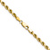 14k Yellow Gold 3.5mm Diamond-Cut Rope 16 Inch Chain