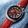 Cadola Testa Di Toro Red Dial Black Bezel Red Stainless Steel Band
Chronograph Watch