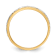 14K Yellow Gold AA Quality Ladies Wedding Band