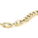 Italian Gemella Curb Link Bracelet In Solid 14K Yellow Gold 4.5mm 8 Inch