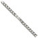 Stainless Steel Brushed and Polished Lasered DAD 8.75-inch Bracelet