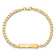 10k Yellow Gold Children's Curb Link ID Bracelet