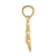 10K Yellow Gold Textured Cut-Out Small Butterfly Charm