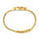 Ladies Charles Hubert Gold Plated Stainless Steel Silver-tone Dial Watch
