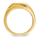 14K Yellow Gold Lab Grown Diamond SI1/SI2, G H I, Men's Ring