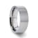 SOLAR Flat Profile Brushed Finish Men’s Titanium Wedding Band 8mm