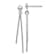 Rhodium Over 14k White Gold Polished Dangle Earrings