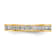 14K Yellow Gold Lab Grown Diamond Polished 1 ct. Channel Set Eternity Band