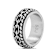 Chain And Rope Textured Spinner Band Ring In Stainless Steel
