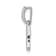 Rhodium Over 14K White Gold Diamond Aquarius Zodiac Pendant
