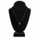 White Cubic Zirconia 14k Yellow Gold Pendant With Chain 1.00ctw