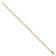 10k Yellow Gold 6-7mm White Near Round Freshwater Cultured Pearl Bead Bracelet