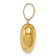 14k Yellow Gold Polished 3D Puffed Heart Pendant