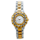 Croton Quartz Crystal Accents Two-tone Beveled Bracelet Watch