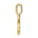 14K Yellow Gold Diamond Letter S Initial Pendant