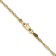 14K Yellow Gold 1.70mm Singapore Chain Bracelet