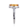 Marquise Citrine with White Topaz Accents Sterling Silver Ring, 1.24ctw