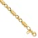 14K Yellow Gold Polished and Grooved Fancy Link Men's Bracelet