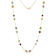 Multi-Gem 14k Yellow Gold 18" Necklace 18.53ctw