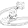 Symbolic Lab-Grown Diamond Three-Stone Ring 1ctw In Sterling Silver