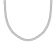 White Cubic Zirconia Platinum Over Sterling Silver Tennis Necklace 43.50ctw
