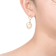 Pear Shape Pearl Drop Earrings In 14K Gold Over Sterling Silver