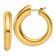 14K Yellow Gold Round Hoop Earrings