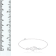 4-5mm and 6-6.5mm White Cultured Freshwater Pearl Silver  Bracelet