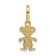 14k Yellow Gold Polished Little Girl Pendant