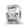 Sterling Silver Enamel Preciosa Crystal Ladybug Bead