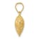 14k Yellow Gold Polished, Satin and Diamond-Cut 3D Puffed Heart Pendant