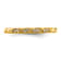 14K Yellow Gold Stackable Expressions Diamond Twist Ring 0.04ctw