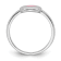 Rhodium Over Sterling Silver Polished Pink Enamel Heart Children's Ring