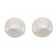 14K Yellow Gold 3.25mm Button Freshwater Pearl Youth Solitaire Stud Earrings