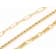 Rope, Paperclip And Figaro Link Bracelet Set In 18K Gold Over Bronze