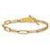 14K Yellow Gold Mixed Link 7.5 inch Toggle Bracelet