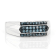 Blue Diamond Rhodium Over Sterling Silver Men's Band Ring 0.43ctw
