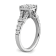 Rhodium Over 14K White Gold Lab Grown Diamond VS/SI GH, Cluster Ring 0.988ctw
